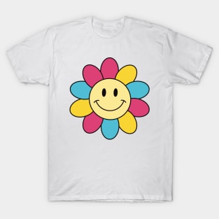 Pansexual smile daisy flower T-Shirt